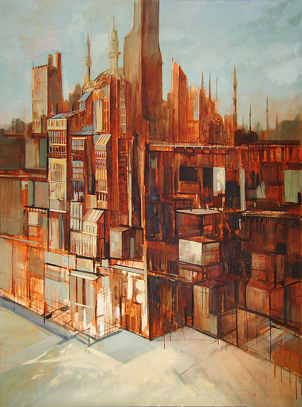 Coşkun Sami, "Ütopya II", 2010. Tuval üzerine yağlı boya, 162 x 119 cm. Coşkun Sami, "Ütopya II", 2010. Tuval üzerine yağlı boya, 162 x 119 cm.